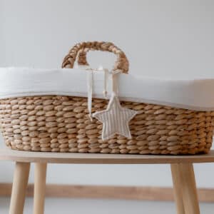Mozes draagmand - Puur - Maat Klein 35cm (baby max. 28cm)