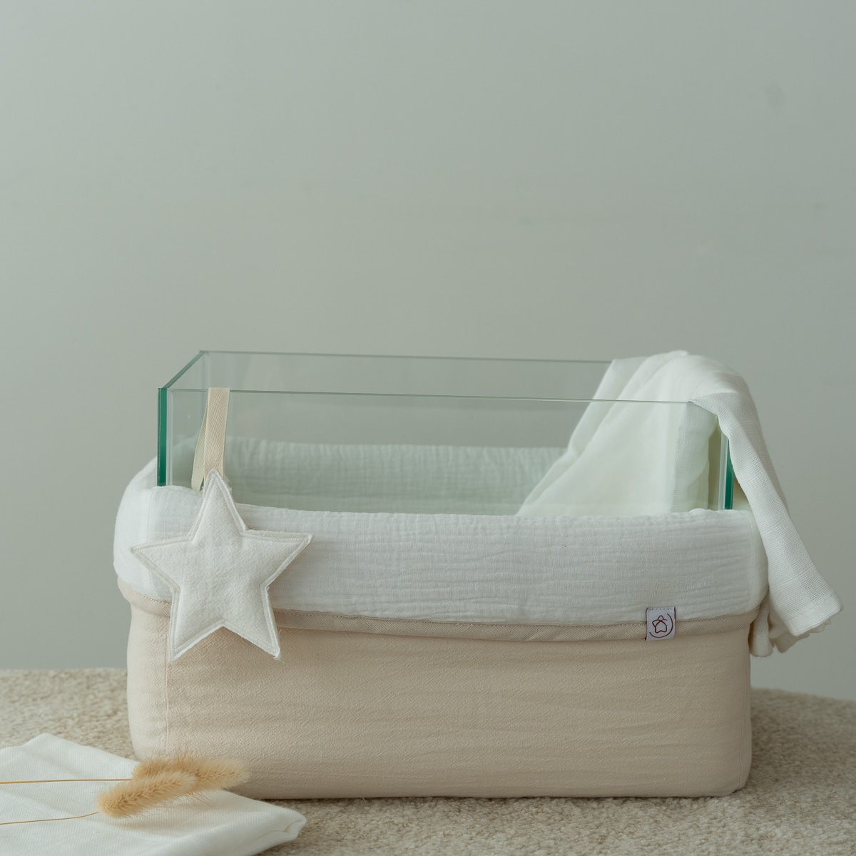 watermethode stoffen mandje Puur